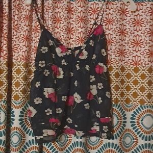 Flower camisole top